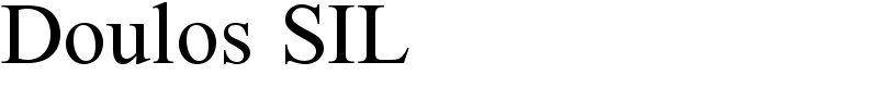 Doulos SIL Font