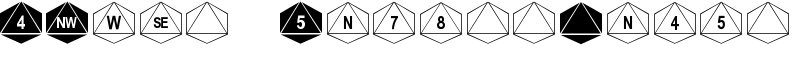 DPoly Eight-Sider Font