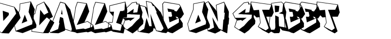 DOCALLISME ON STREET Font