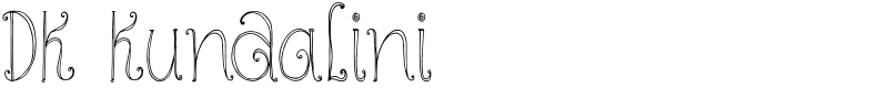 DK Kundalini Font