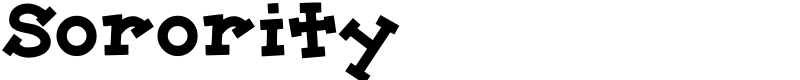 Sorority Font