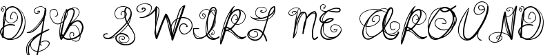 DJB SWIRL ME AROUND Font