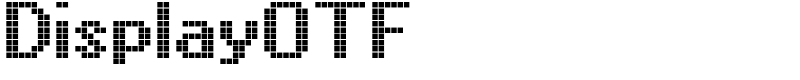 DisplayOTF Font