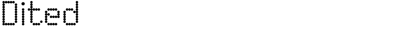Dited Font