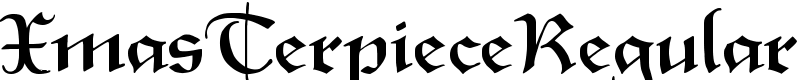 XmasTerpieceRegular Font