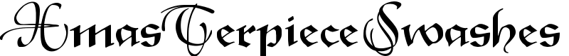 XmasTerpieceSwashes Font