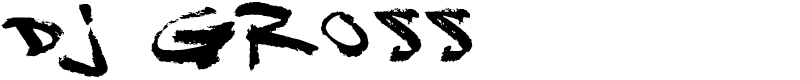 DJ Gross Font