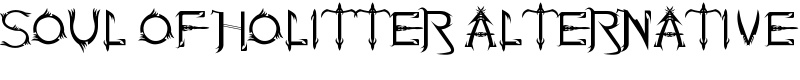 Soul Of Holitter Alternative Font