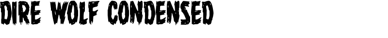 Dire Wolf Condensed Font