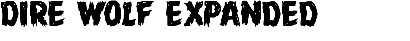 Dire Wolf Expanded Font