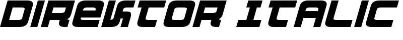 Direktor Italic Font