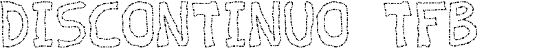 discontinuo tfb Font