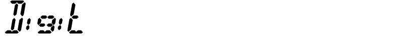 Digit Font