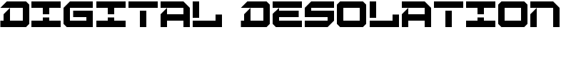 Digital Desolation Font