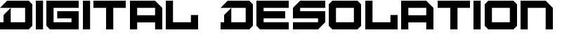 Digital Desolation Font