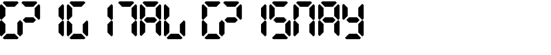 Digital Dismay Font
