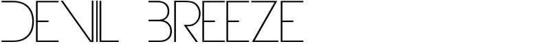 Devil Breeze Font
