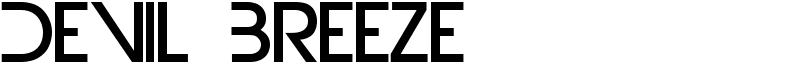 Devil Breeze Font
