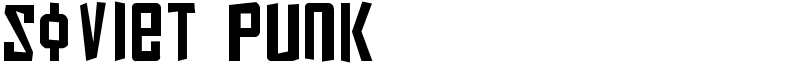 Soviet Punk Font