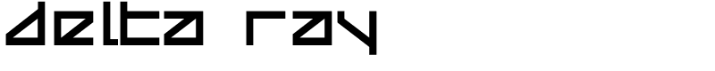 Delta Ray Font