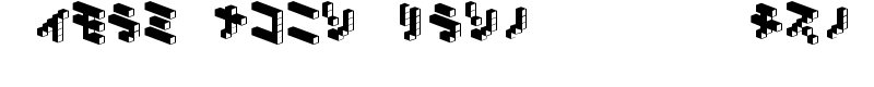 DemonCubicBlock NKP Dark Font