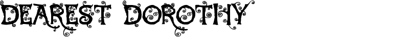 Dearest Dorothy Font