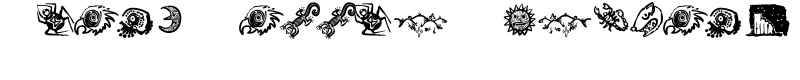 Death Valley Dingbats Font