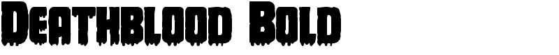 Deathblood Bold Font