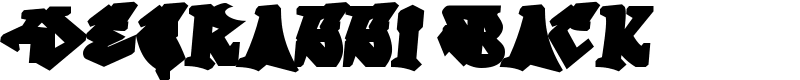 Degrassi Back Font
