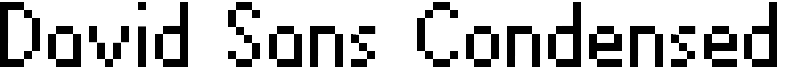David Sans Condensed Font