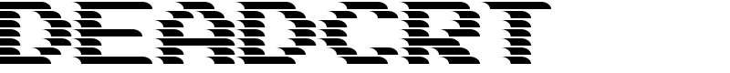 DEADCRT Font