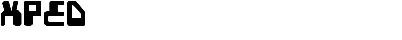 XPED Font