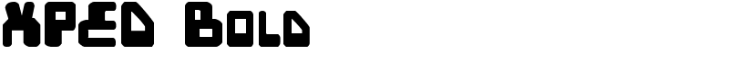 XPED Bold Font