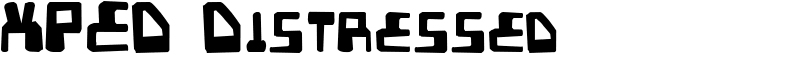 XPED Distressed Font