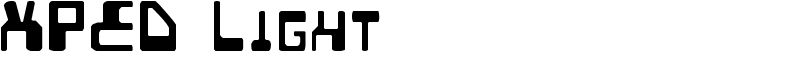 XPED Light Font