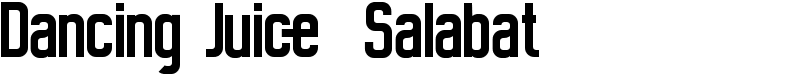 Dancing Juice  Salabat Font