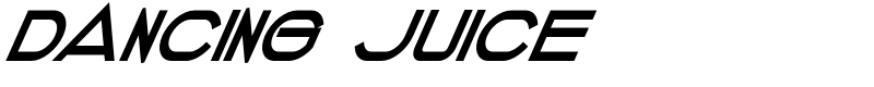 DANCING JUICE Font