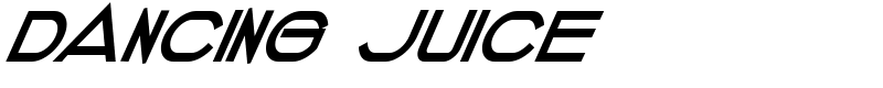 DANCING JUICE Font
