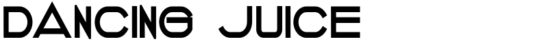 DANCING JUICE Font