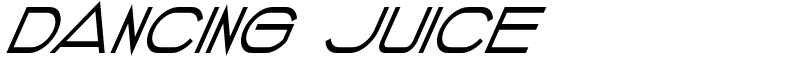 DANCING JUICE Font