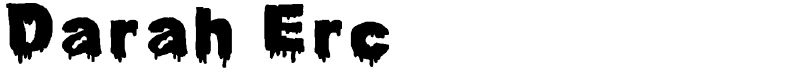 Darah Erc  Font