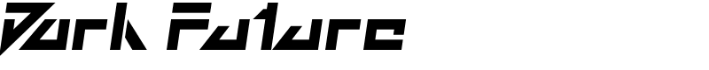 Dark Future Font