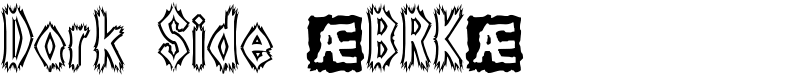 Dark Side (BRK) Font