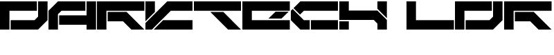 Darktech LDR Font