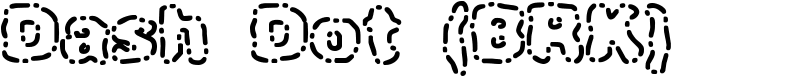 Dash Dot (BRK) Font