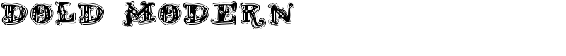 D_OLD MODERN 2 Font