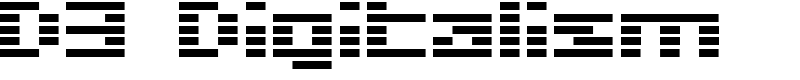 D3 Digitalism Font