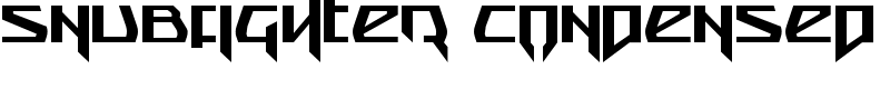 Snubfighter Condensed Font