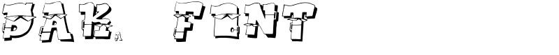 dak_font Font