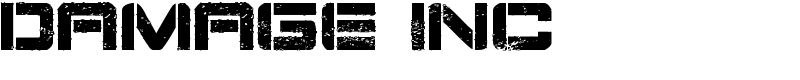 Damage Inc Font